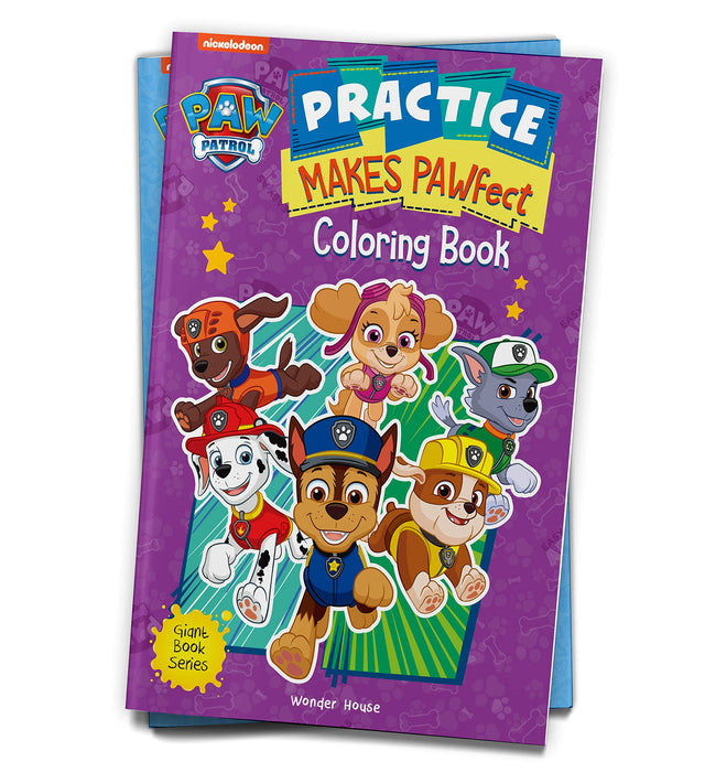 Practice Makes PAWfect: Paw Patrol Giant Coloring Book For Kids - Retail Maharaj