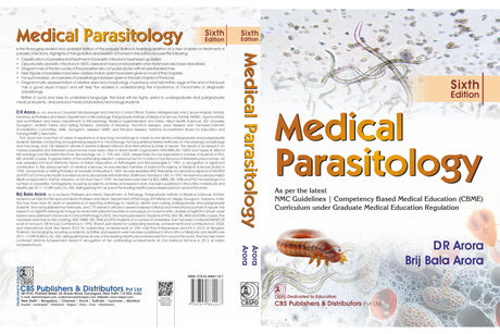 Medical Parasitology, 6/e | As per the latest NMC Guidelines | Competency Based Medical Education (CBME) Curriculum under Graduate Medical Education Regulation (PB 2026) - Retail Maharaj