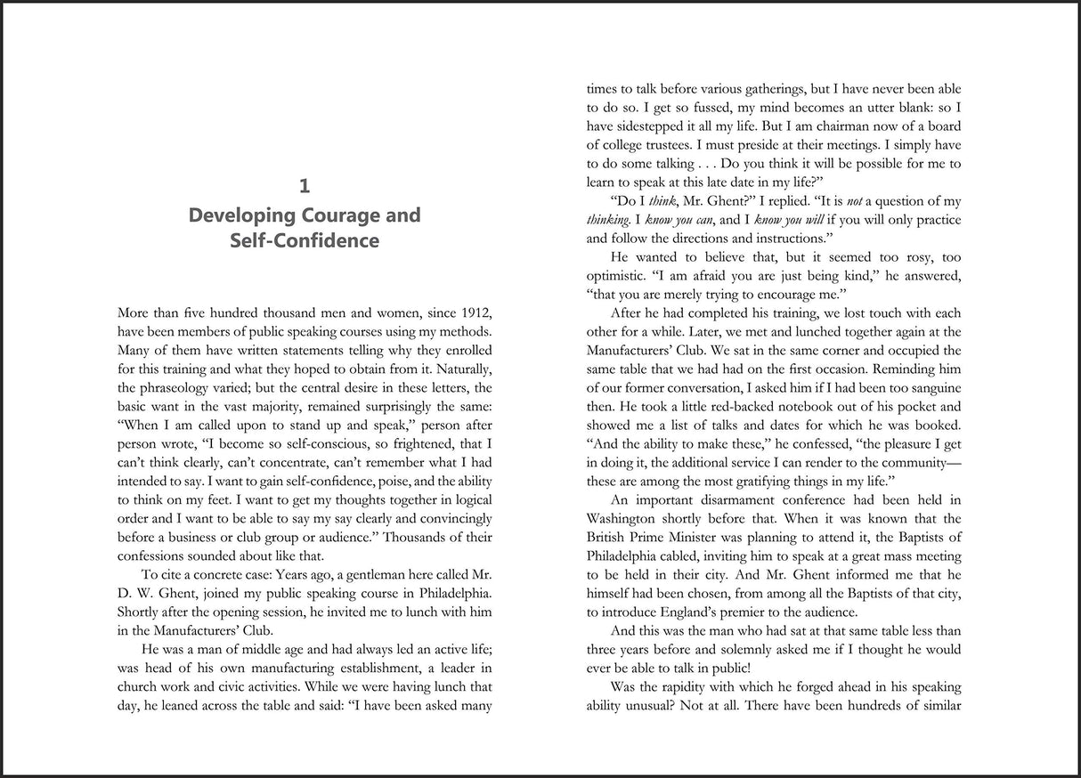 How to Develop Self-Confidence & Influence People By Public Speaking - Retail Maharaj