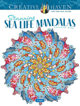 Creative Haven Stunning Sea Life Mandalas Coloring Book - Retail Maharaj