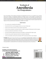 TEXTBOOK OF ANESTHESIA FOR POSTGRADUATES (2 VOLUMES) - Retail Maharaj