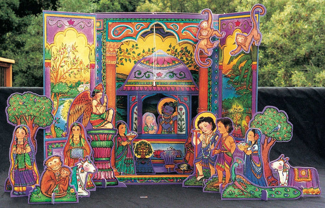 Vrindavan Activity Set: Fold-Out Temple and Altar - Retail Maharaj