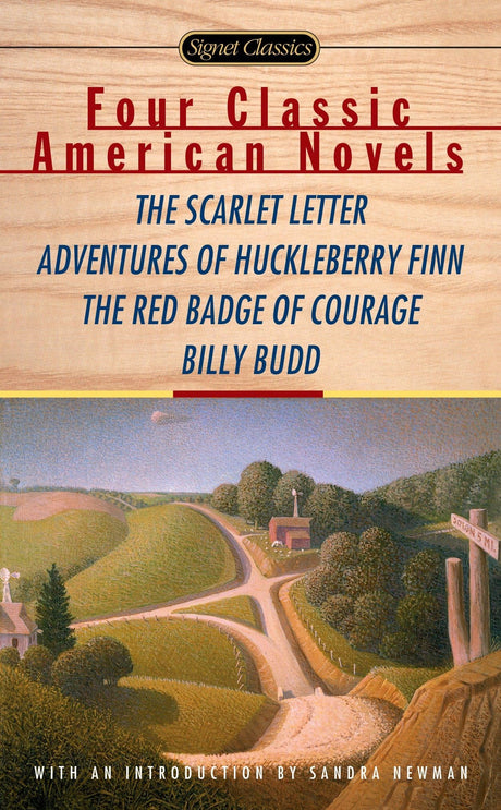 Four Classic American Novels: The Scarlet Letter, Adventures of Huckleberry Finn, The RedBadge Of Courage, Billy Budd - Retail Maharaj