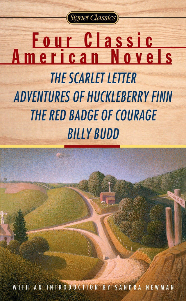 Four Classic American Novels: The Scarlet Letter, Adventures of Huckleberry Finn, The RedBadge Of Courage, Billy Budd - Retail Maharaj