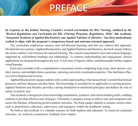 Integrated Textbook of Applied Biochemistry and Applied Nutrition and Applied Dietetics (For Nursing Students) - Retail Maharaj
