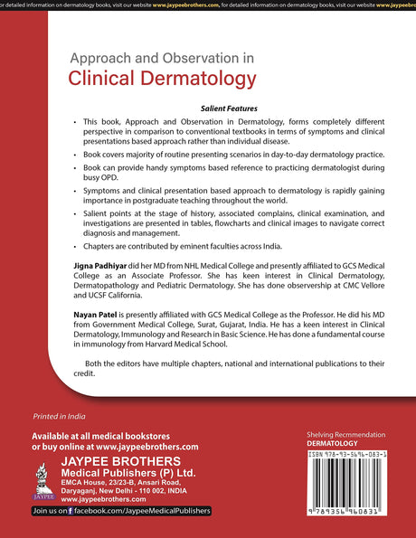 APPROACH AND OBSERVATION IN CLINICAL DERMATOLOGY - Retail Maharaj