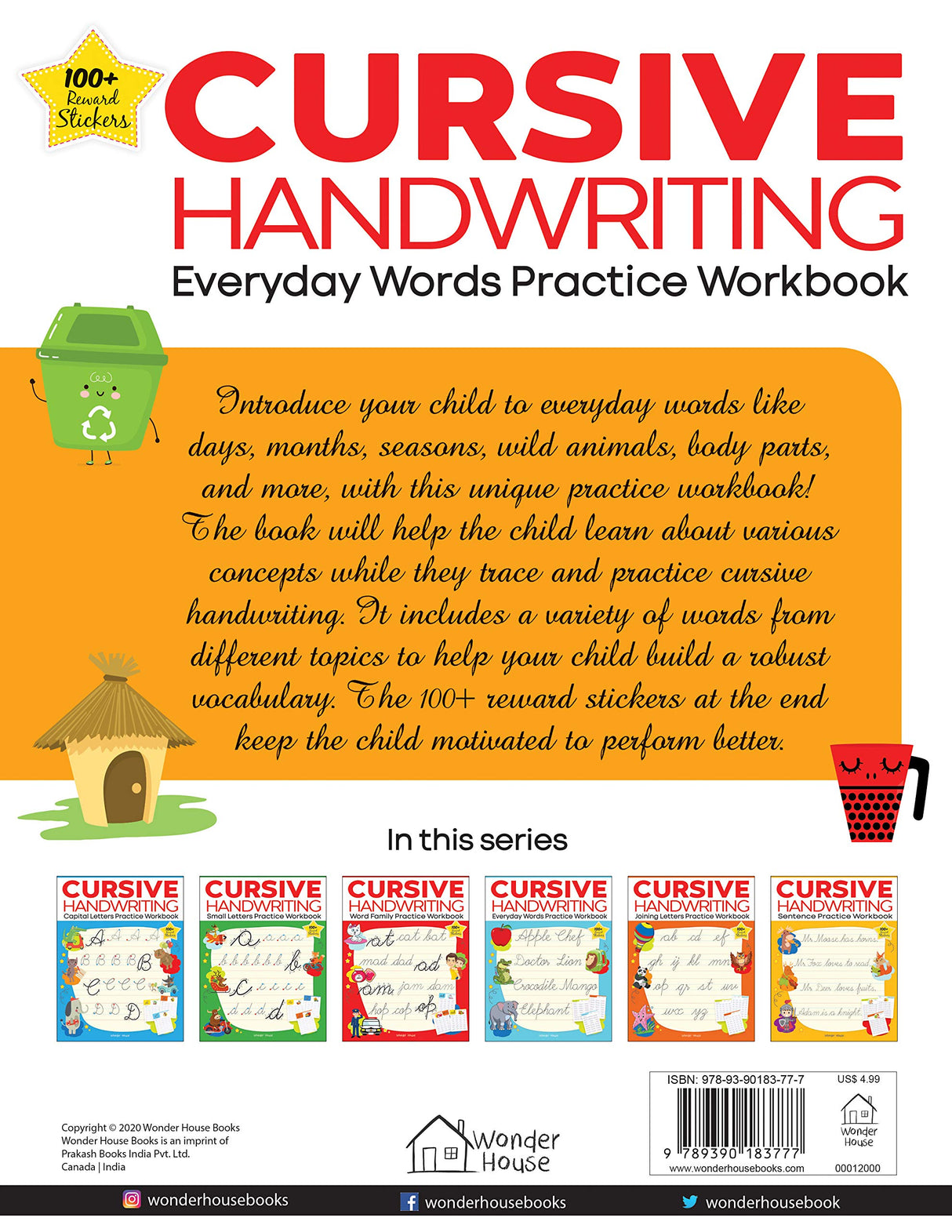 Cursive Handwriting Practice Workbook: Everyday Words | Level 2 | Ages 6–9 | Build Fluency and Confidence with Daily Writing Practice - Retail Maharaj