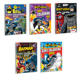 Batman Copy Colouring and Activity Books Pack with Stickers for Kids Ages 2-8 – Set of 5 Fun Superhero Books with Colouring, Puzzles, Creative Activities & Hand-Eye Coordination Exercises - Retail Maharaj