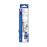 Staedtler Mars Lumograph HB Graphite Pencil Set of 12 for Writing Drawing and Sketching - Retail Maharaj