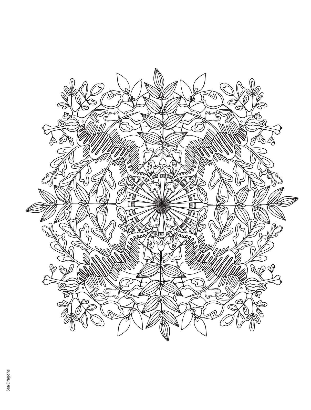 Creative Haven Stunning Sea Life Mandalas Coloring Book - Retail Maharaj