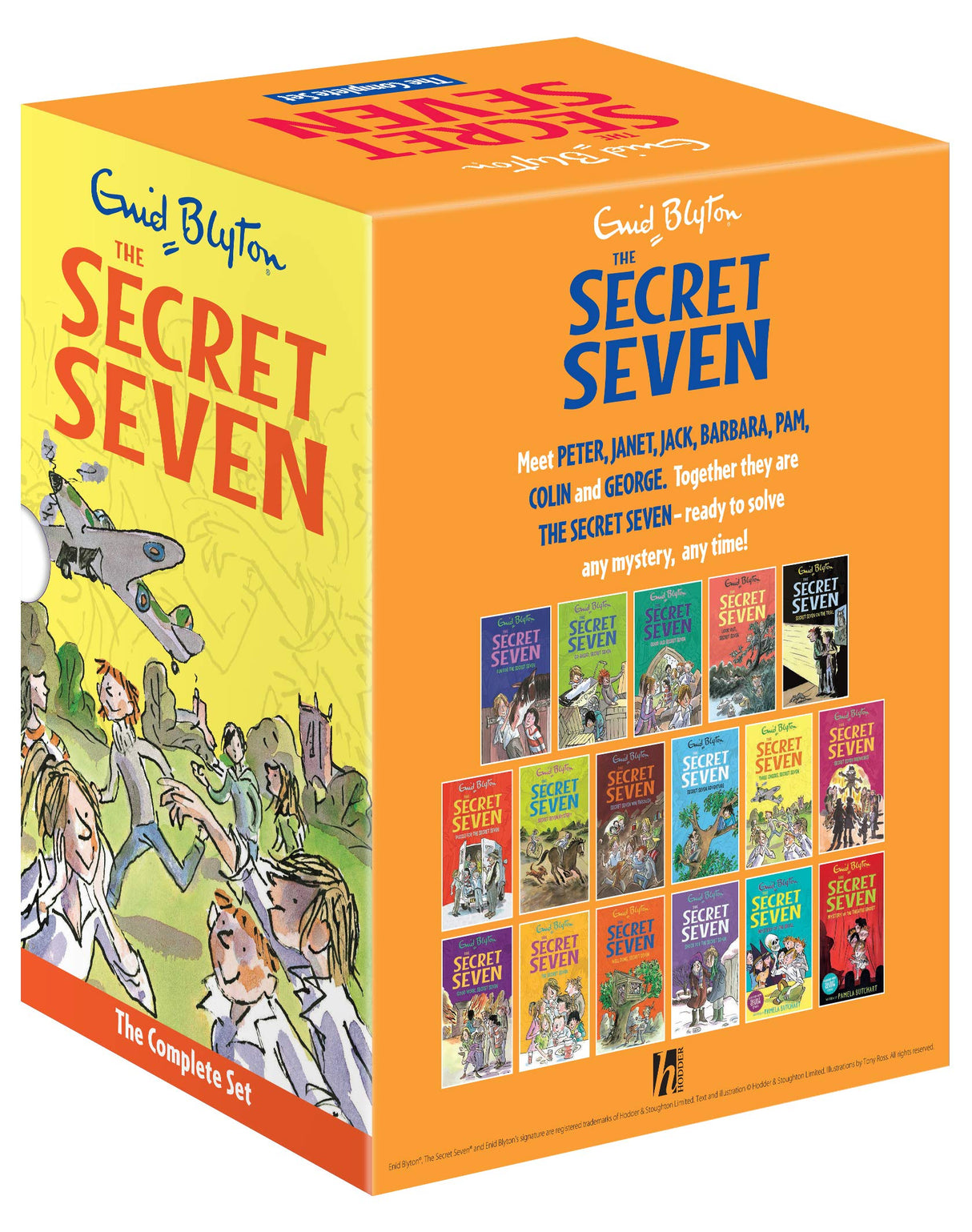 SECRET SEVEN COMPLETE BOX SET OF 17 TITLES - Retail Maharaj