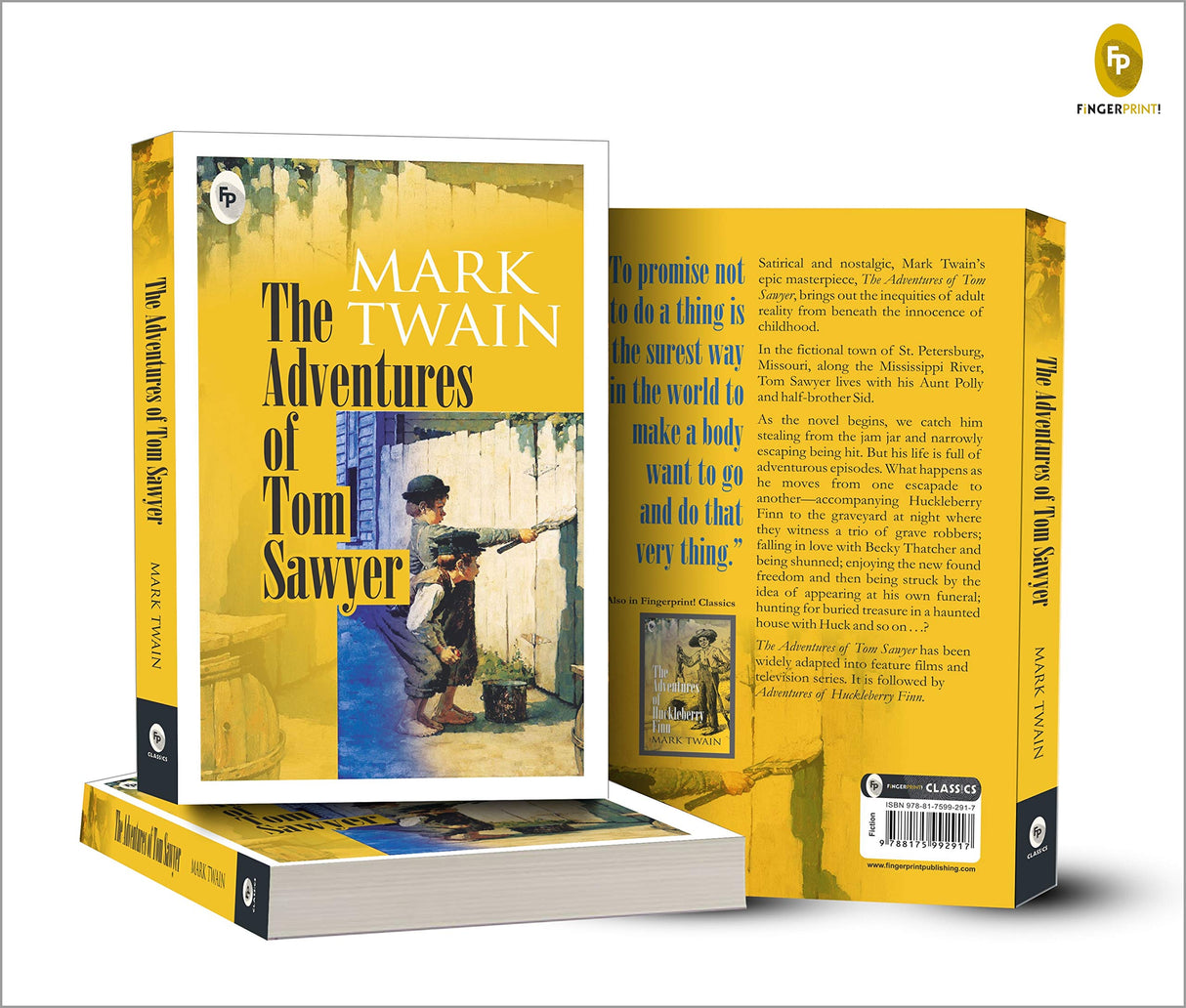 The Adventures of Tom Sawyer by Mark Twain: Classic American Literature | Tom Sawyer's Mischievous Exploits | Childhood Freedom | | Timeless Coming-of-Age Tale | Southern Charm | Endearing Characters | Nostalgic Americana - Retail Maharaj