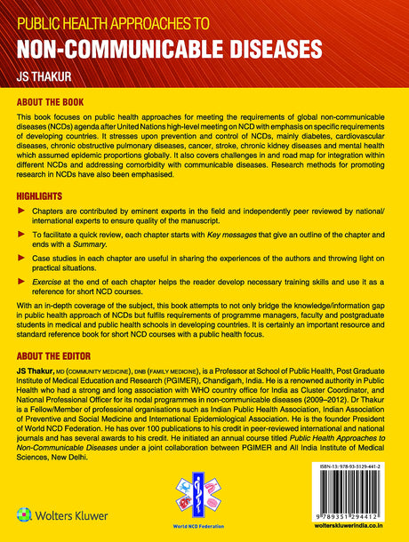 Public Health Approaches to Non - Communicable Diseases - Retail Maharaj