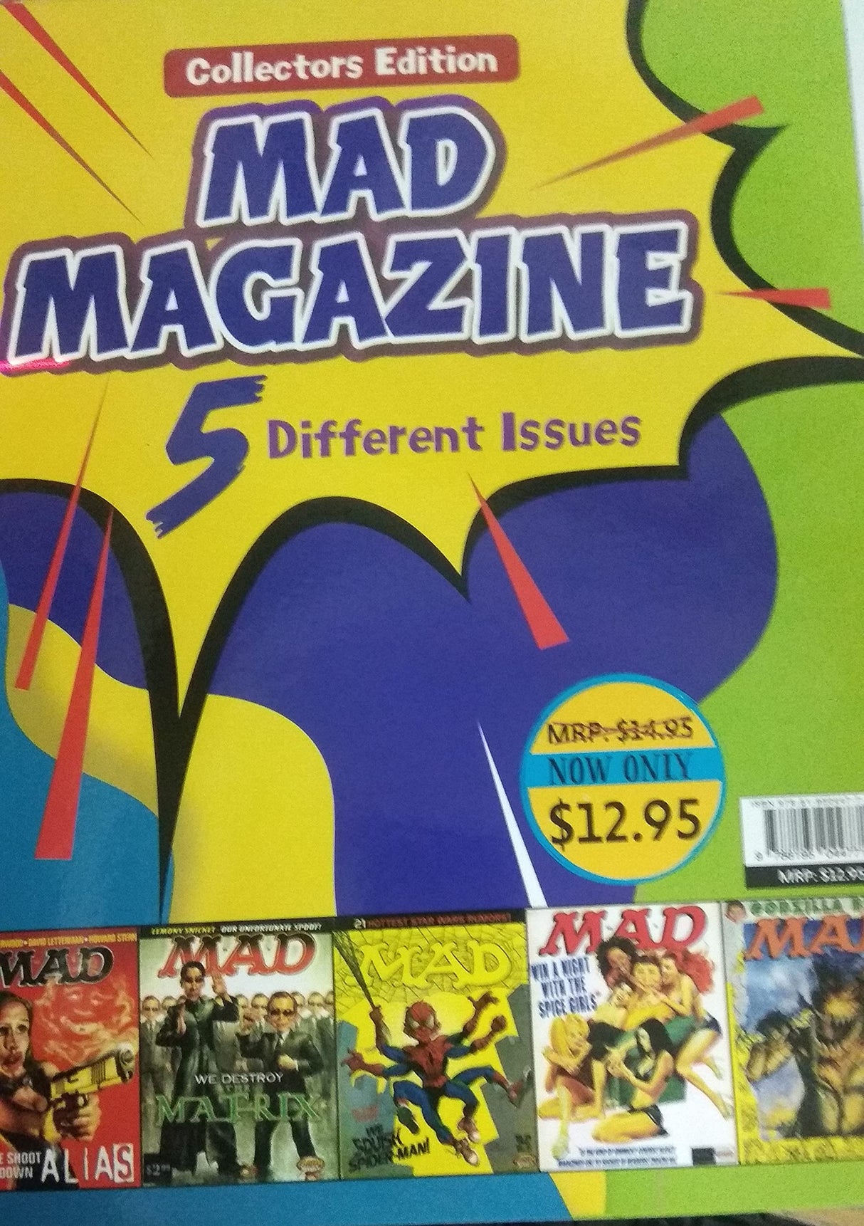 MAD MAGAZINE 5 DIFFERENT ISSUES - Retail Maharaj