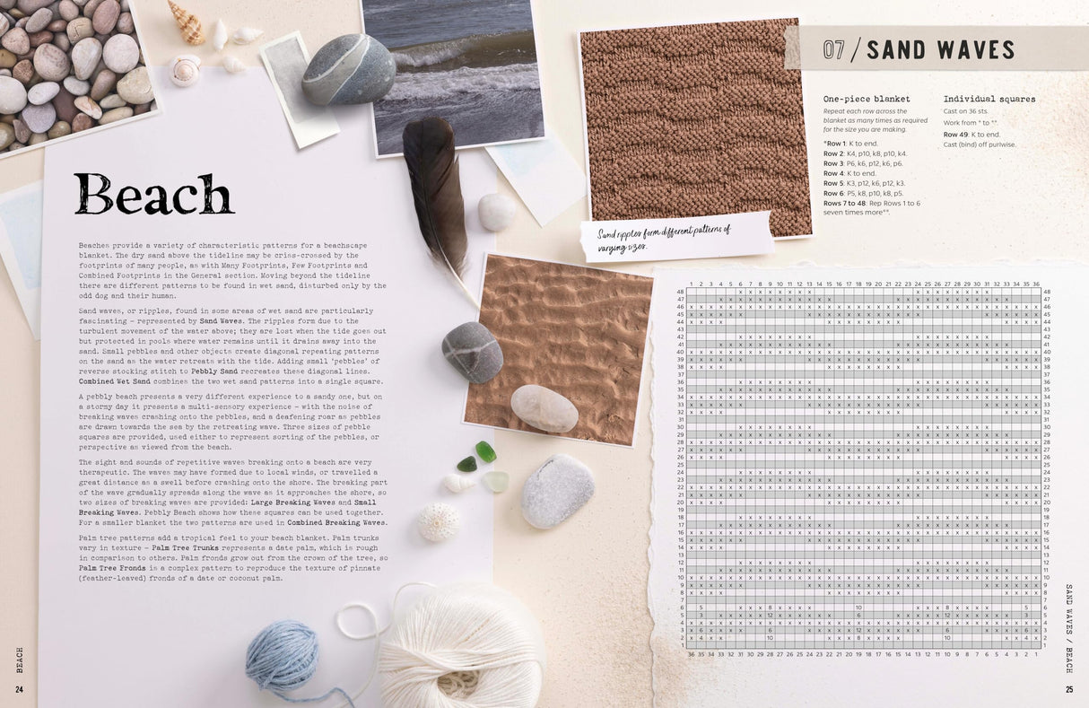 The Art of Landscape Knitting: Beginner Knitting Patterns for Bespoke Blankets - Retail Maharaj