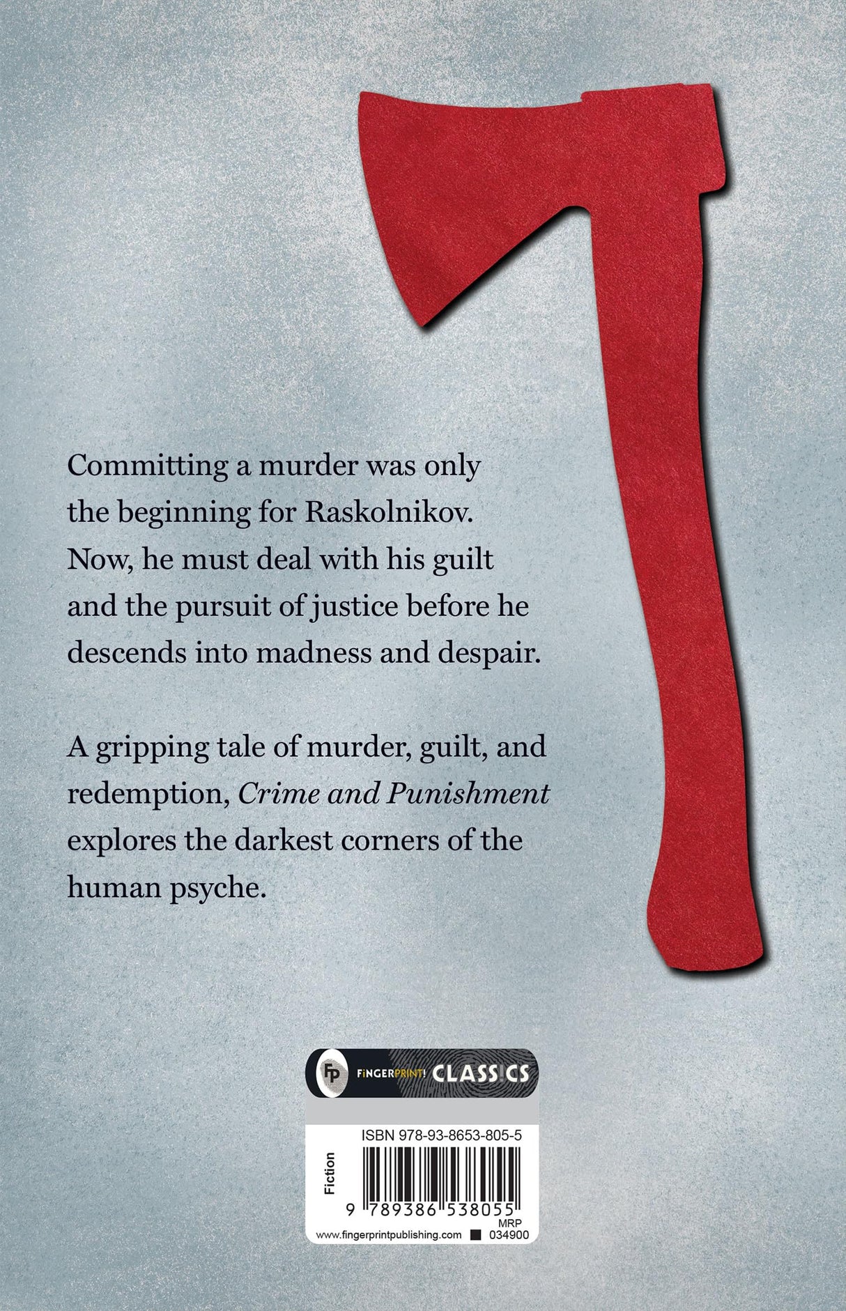Crime and Punishment by Fyodor Dostoyevsky | Philosophy, Crime & Psychological Depth | Iconic Novel of Justice, Guilt & the Human Mind | Original Premium Paperback Edition - Retail Maharaj