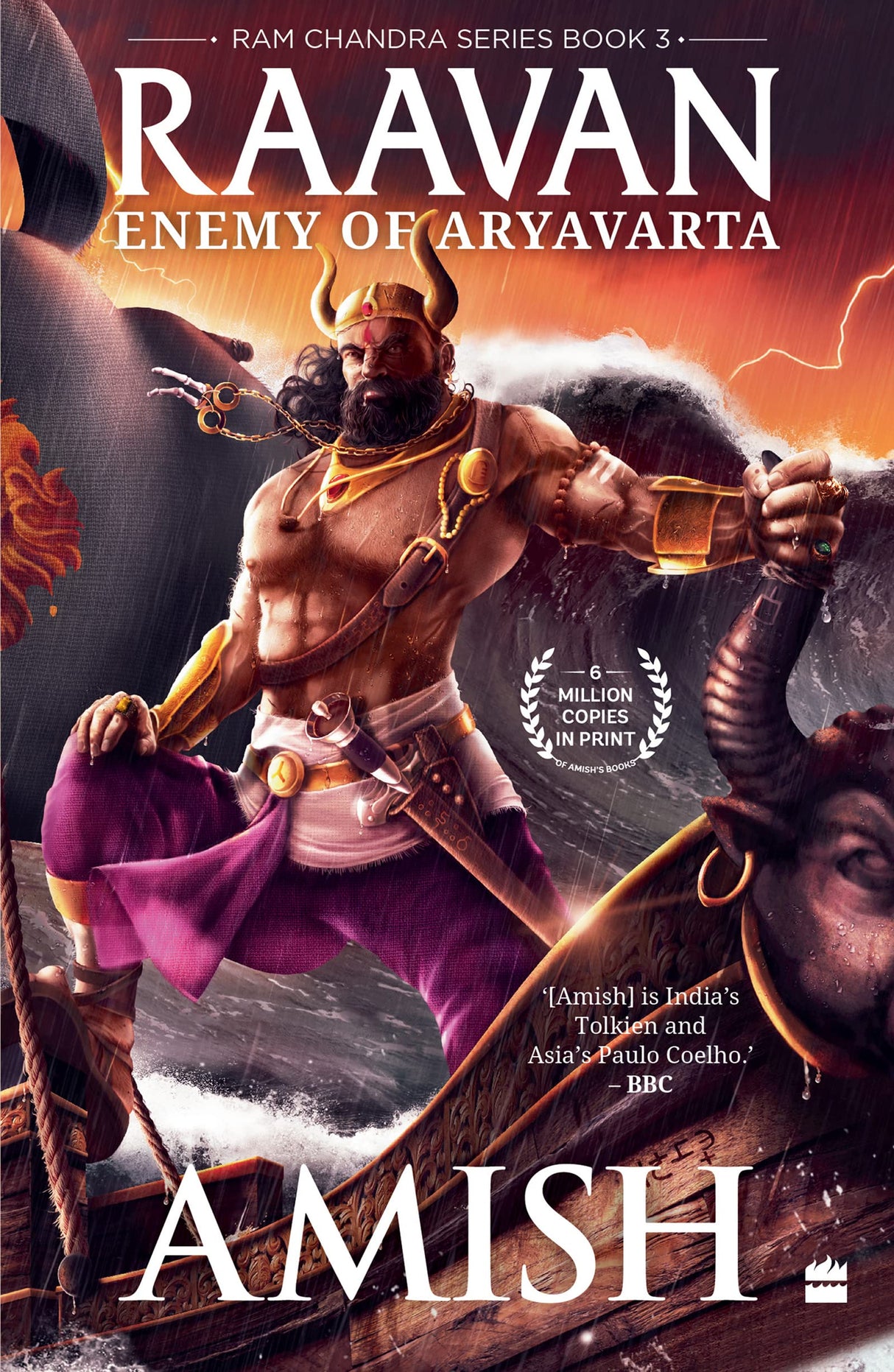Raavan : Enemy of Aryavarta (Ram Chandra Series Book 3) - Retail Maharaj