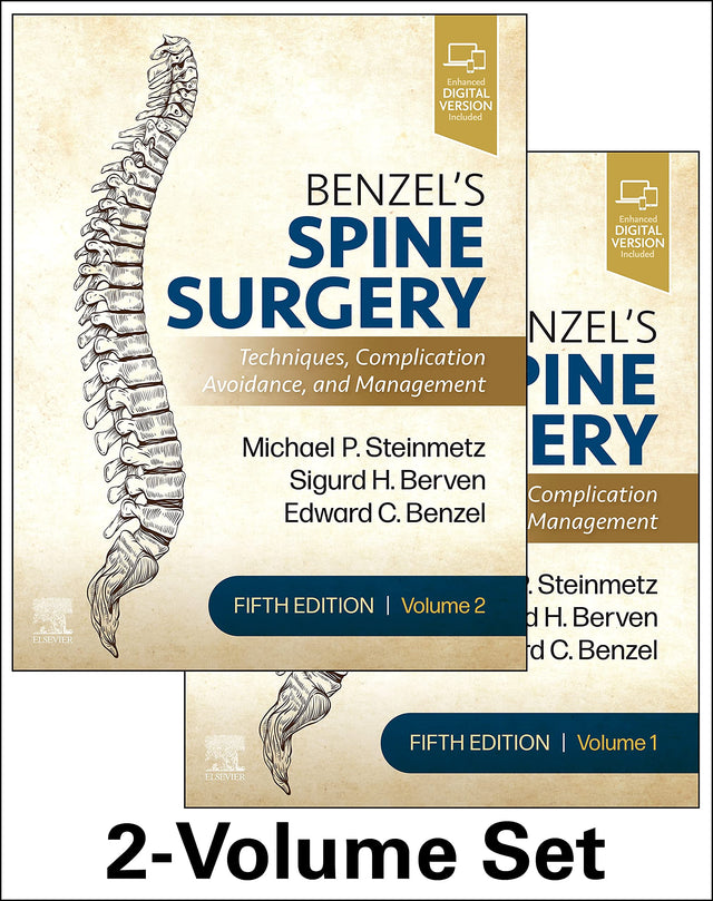 BENZEL'S SPINE SURGERY, 2-VOLUME SET: TECHNIQUES, COMPLICATION AVOIDANCE AND MANAGEMENT 5TH EDITION - Retail Maharaj