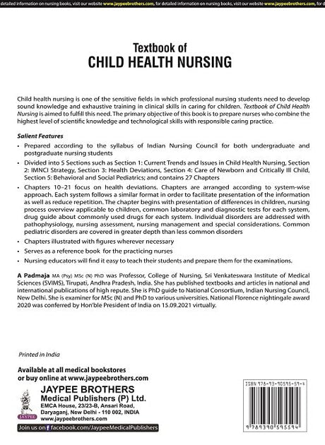 TEXTBOOK OF CHILD HEALTH NURSING - Retail Maharaj