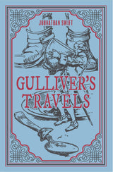 Gulliver's Travels, Jonathan Swift Classic Novel, (Adventure, Exploring), Ribbon Page Marker, Perfect for Gifting - Retail Maharaj