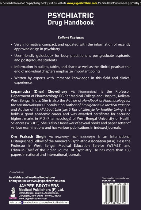 PSYCHIATRIC DRUG HANDBOOK - Retail Maharaj