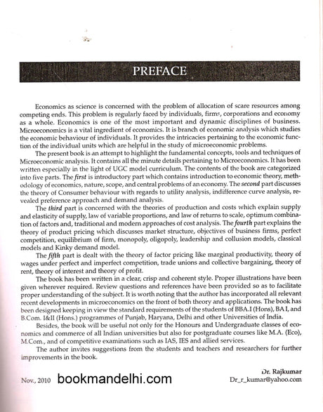 Microeconomics: Theory & Applications in Business Decisions - Retail Maharaj