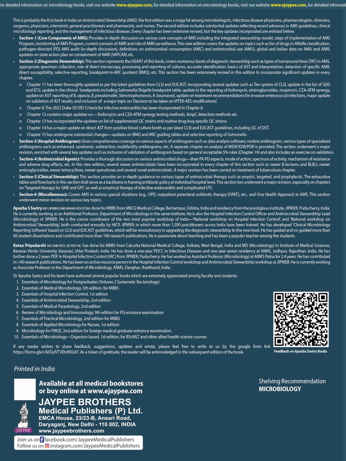 ESSENTIALS OF ANTIMICROBIAL STEWARDSHIP - Retail Maharaj