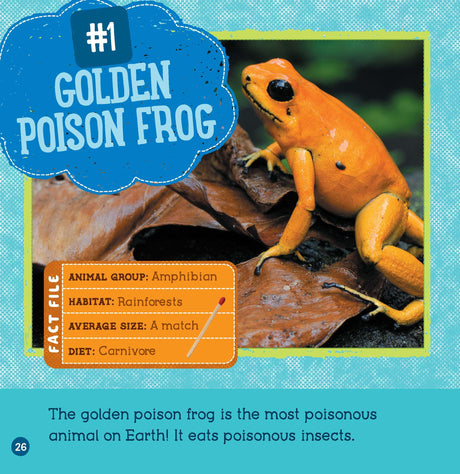 Poisonous Animals (Wild World: Top 10) - Retail Maharaj