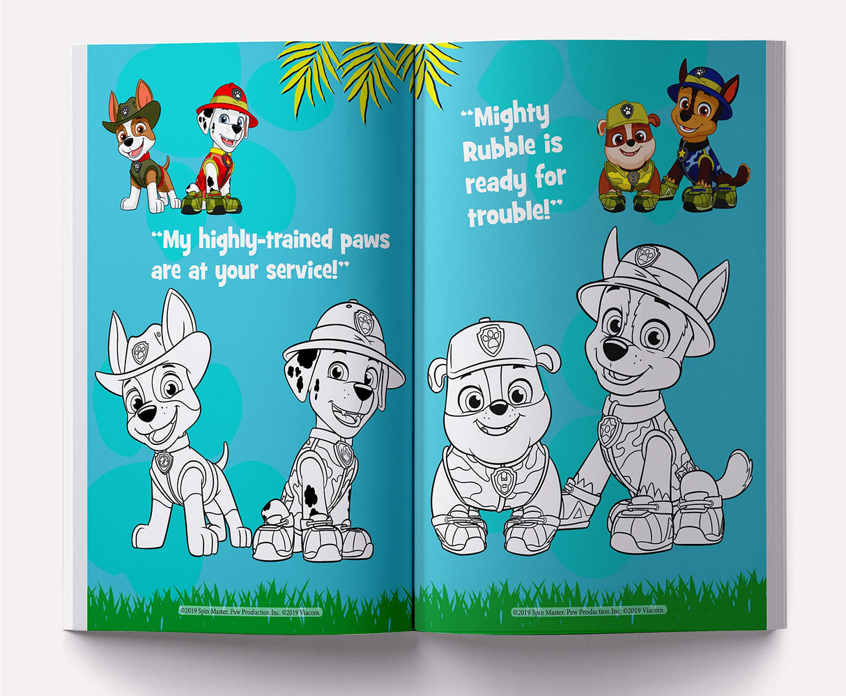 Jungle Adventure! : Paw Patrol Giant Coloring Book For Kids - Retail Maharaj