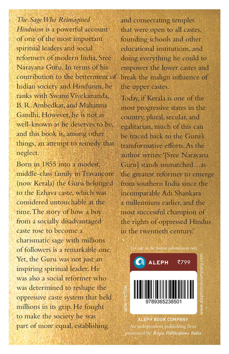 THE SAGE WHO REIMAGINED HINDUISM: The Life, Lessons, & Legacy of Sree Narayana Guru - Retail Maharaj