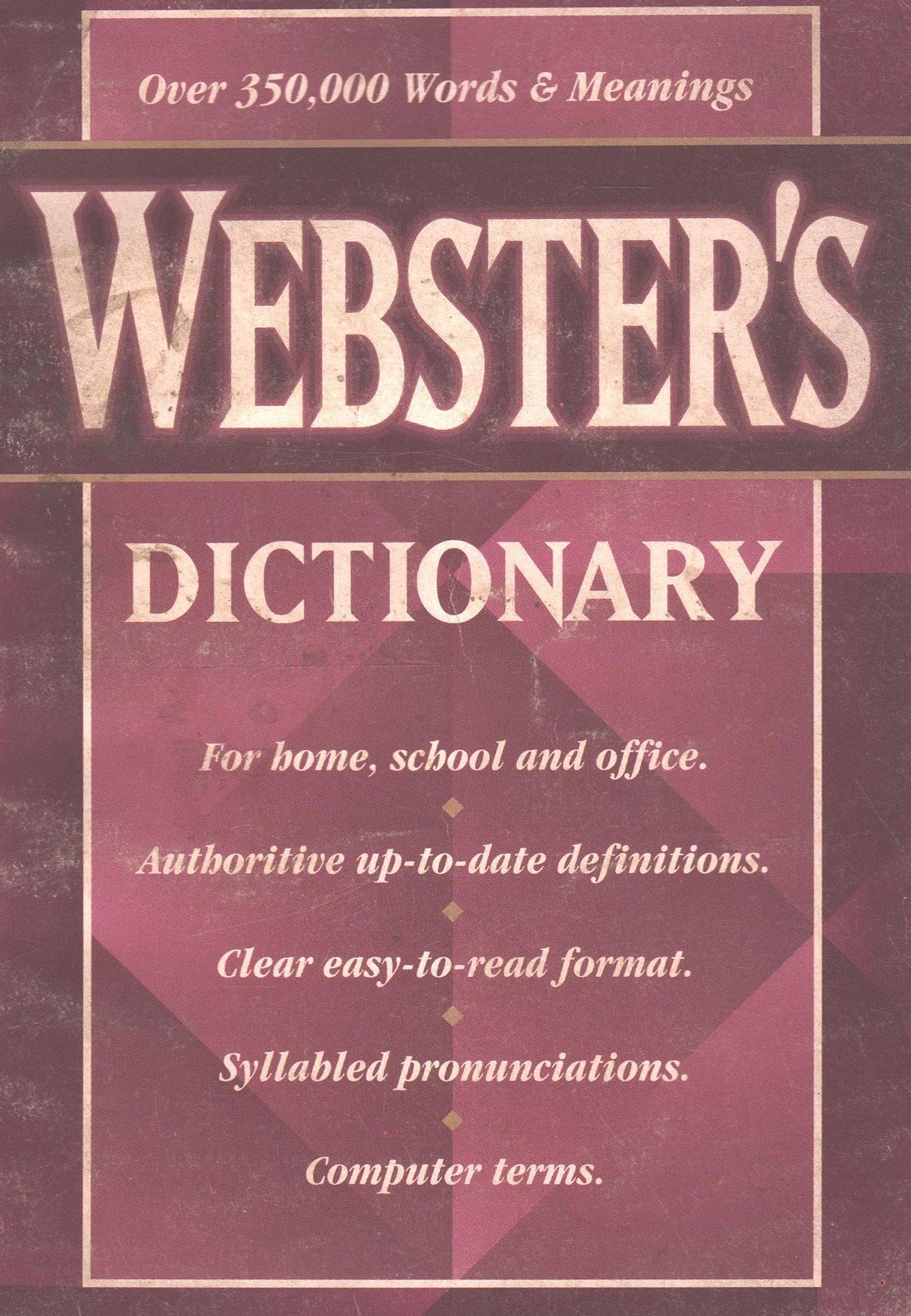 Webster's Dictionary [Paperback] Mohican Press