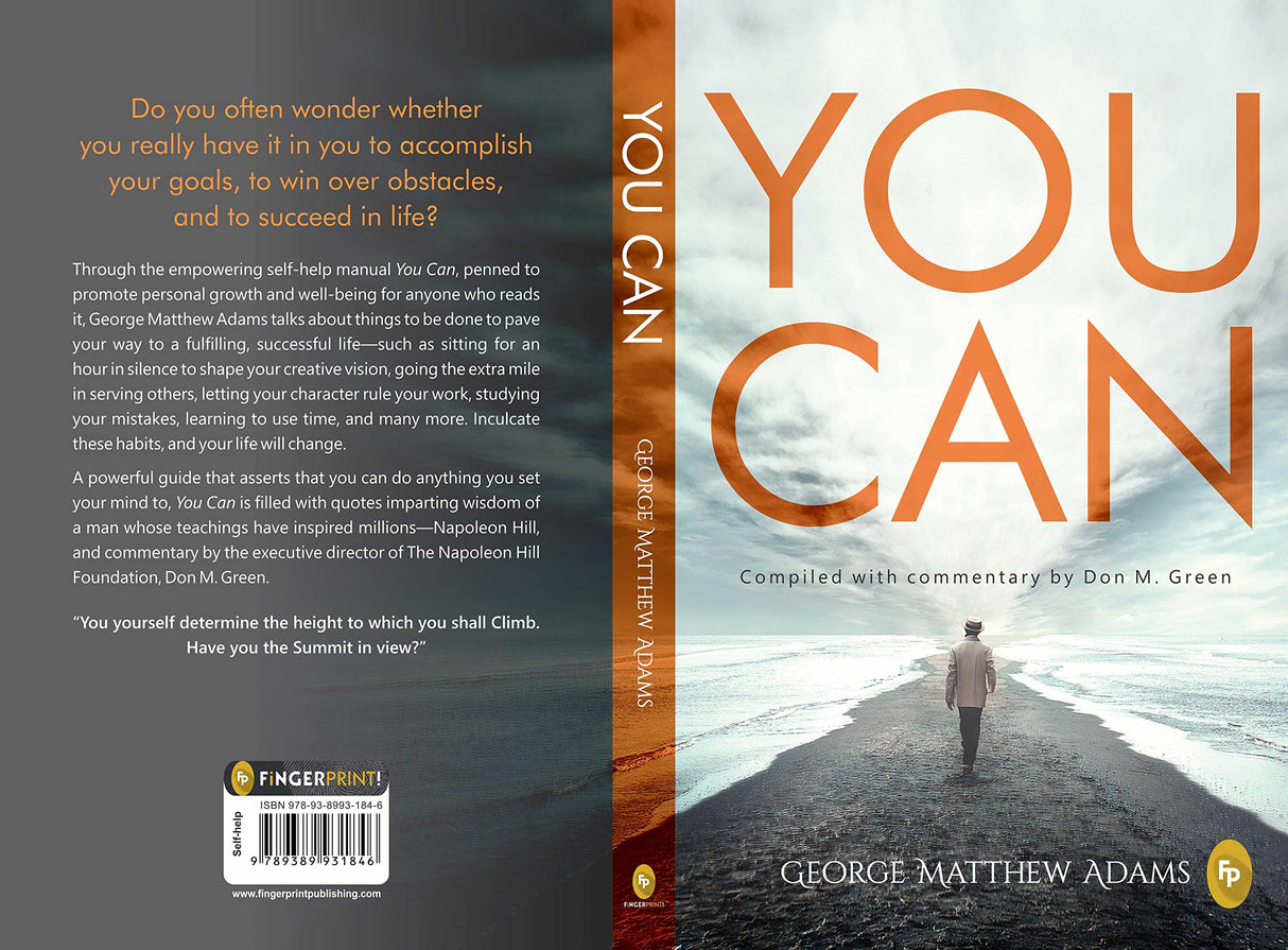 You Can by George Matthew Adams | The Classic Guide to Self-Belief, Self-Help, Motivation & Personal Growth | A Life Changing Book on Success and Inner Strength | Premium Paperback Edition | Best Seller - Retail Maharaj