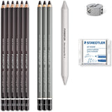 Staedtler Design Journey Charcoal Drawing Set – 12 Pieces - Retail Maharaj