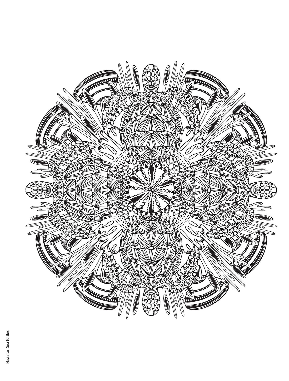 Creative Haven Stunning Sea Life Mandalas Coloring Book - Retail Maharaj