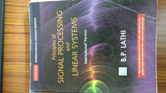 Principles of Signal Processing and Linear Systems - Retail Maharaj