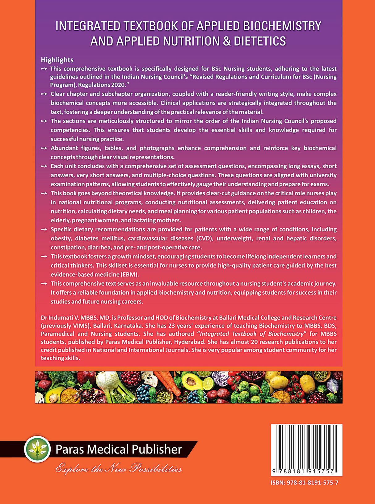 Integrated Textbook of Applied Biochemistry and Applied Nutrition and Applied Dietetics (For Nursing Students) - Retail Maharaj