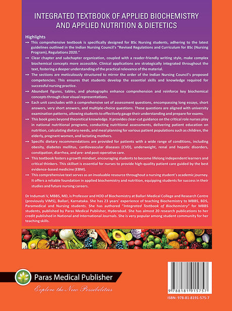 Integrated Textbook of Applied Biochemistry and Applied Nutrition and Applied Dietetics (For Nursing Students) - Retail Maharaj