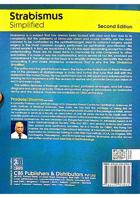 Strabismus Simplified 2Ed (Pb 2020) - Retail Maharaj