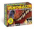 Dinosaurs: 550-Piece Jigsaw Puzzle & Book: A 550-Piece Family Jigsaw Puzzle Featuring the T-Rex Handbook! (Discovering) - Retail Maharaj