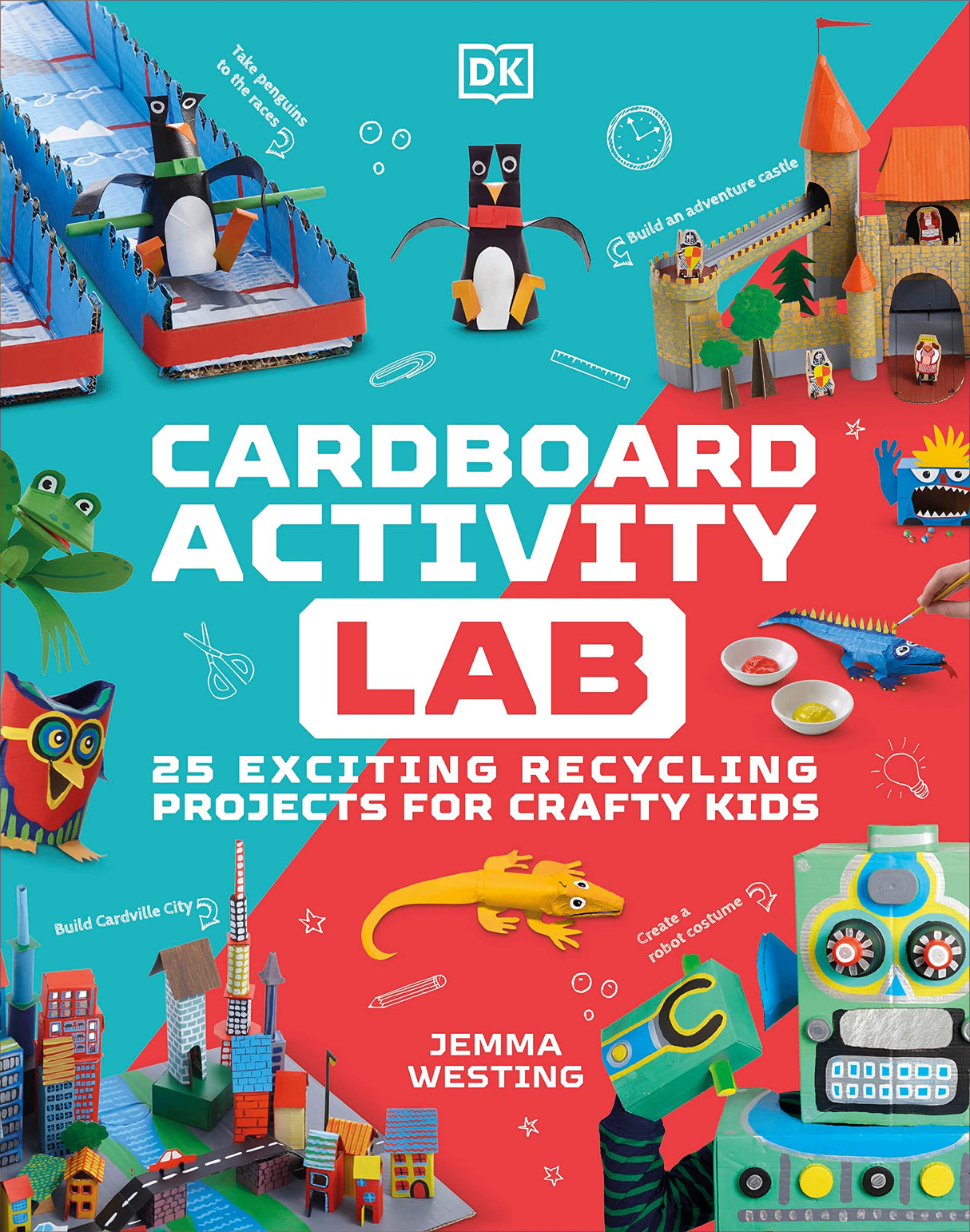 Cardboard Activity Lab: 25 Exciting Recycling Projects for Crafty Kids - Retail Maharaj