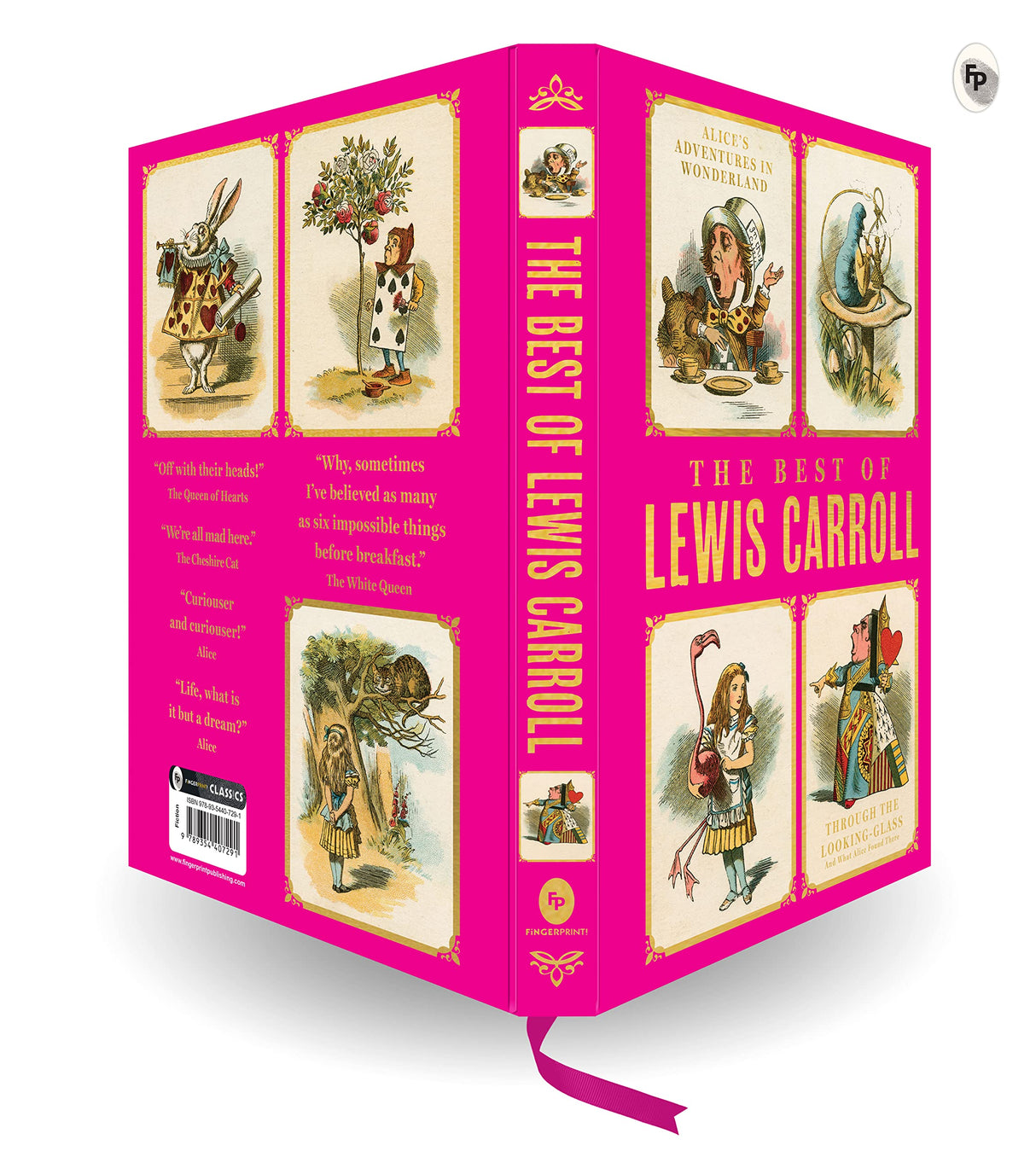 The Best of Lewis Carroll - Alice's Adventures in Wonderland, Through the Looking Glass What Alice Found There (Deluxe Hardbound Edition) - Retail Maharaj