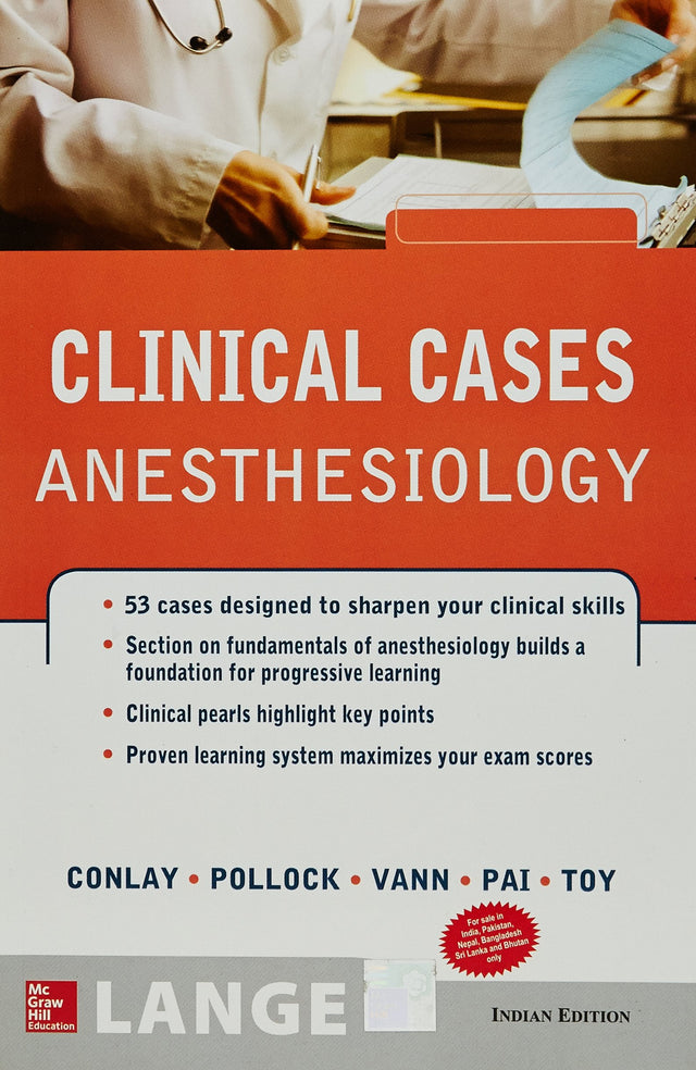 LANGE CLINICAL CASES : ANESTHESIOLOGY - Retail Maharaj