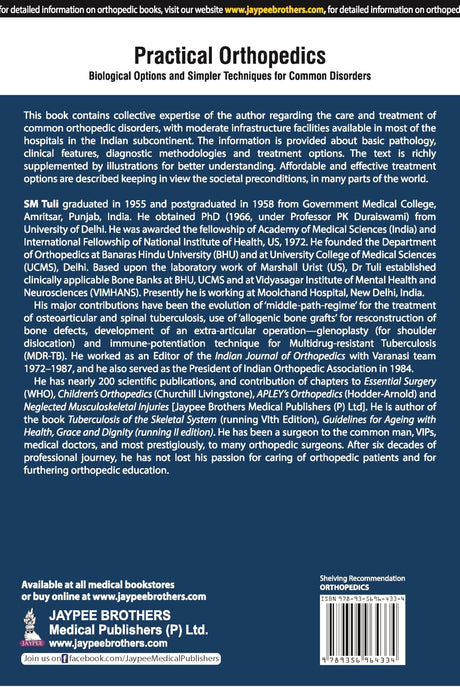 PRACTICAL ORTHOPEDICS: BIOLOGICAL OPTIONS AND SIMPLER TECHNIQUES FOR COMMON DISORDERS (WITH AN ATLAS - Retail Maharaj