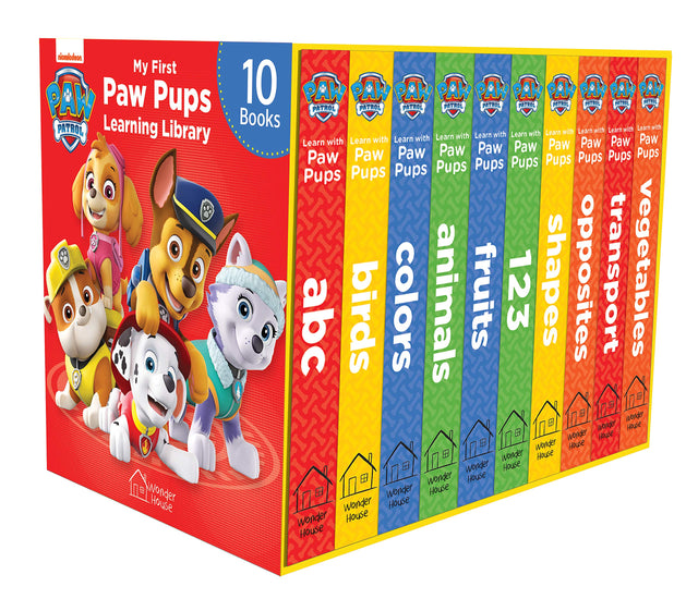My First Paw Pups Learning Library: Boxset of 10 Board Books For Children - Retail Maharaj