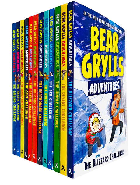 BEAR GRYLLS ADVENTURE 12 BOOKS PACK - Retail Maharaj