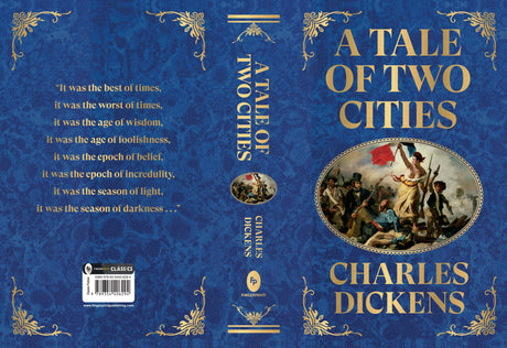 A Tale of Two Cities by Charles Dickens (Deluxe Hardbound Edition) – Classic Historical Literature| French Revolution| Explores Themes of Redemption and Oppression - Retail Maharaj