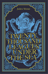 Twenty Thousand Leagues Under the Sea, Jules Verne Classic Novel, (Captain Nemo, Ocean Adventure Tale), Ribbon Page Marker, Perfect for Gifting - Retail Maharaj