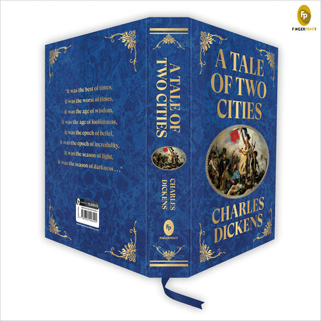A Tale of Two Cities by Charles Dickens (Deluxe Hardbound Edition) – Classic Historical Literature| French Revolution| Explores Themes of Redemption and Oppression - Retail Maharaj