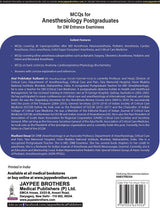 MCQS FOR ANESTHESIOLOGY POSTGRADUATES FOR DM ENTRANCE EXAMINEES - Retail Maharaj