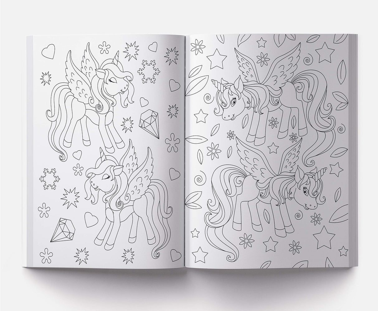 101 Unicorn Colouring Book: Fun Activity Colouring Book For Children - Retail Maharaj